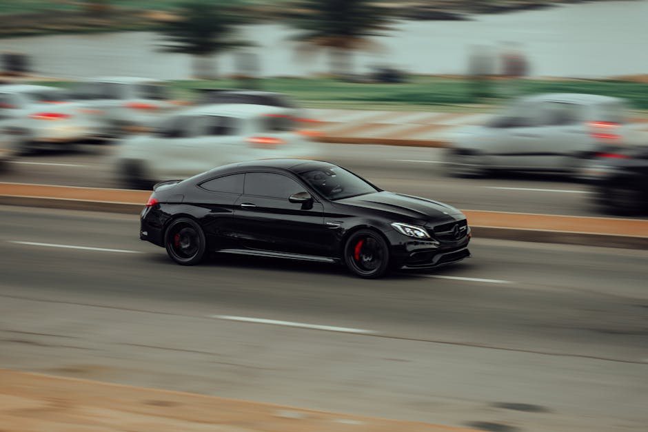 C63 S AMG 자동차 경고등